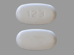 123 Pill Images (White / Capsule-shape)