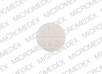 N 342 1.25 Pill Images (White / Round)