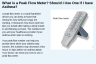 What is a Peak Flow Meter? Should I Use One If I have Asthma? What is a Peak Flow Meter? Should I Use One If I have Asthma?