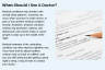 When Should I See A Doctor? When Should I See A Doctor?