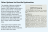 Other Options for Erectile Dysfunction Other Options for Erectile Dysfunction