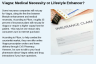 Viagra: Medical Necessity or Lifestyle Enhancer? Viagra: Medical Necessity or Lifestyle Enhancer?