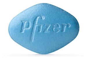 what colour is viagra pill