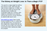 The Skinny on Weight Loss: Is There a Magic Pill?