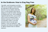 In the Outdoors: How to Stay Bug-Free. In the Outdoors: How to Stay Bug-Free.