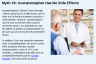 Myth #8: Acetaminophen Has No Side Effects Myth #8: Acetaminophen Has No Side Effects