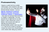 Photosensitivity Photosensitivity