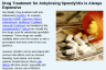 Drug Treatment for Ankylosing Spondylitis is Always Expensive Drug Treatment for Ankylosing Spondylitis is Always Expensive