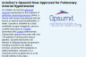 Actelion’s Opsumit Now Approved for Pulmonary Arterial Hypertension Actelion’s Opsumit Now Approved for Pulmonary Arterial Hypertension