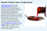 Popular Among Teens: Cough Syrups