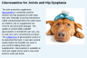 Glucosamine for Joints and Hip Dysplasia