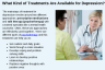 What Kind of Treatments Are Available for Depression?