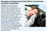 Managing Antidepressant Side Effects: Drowsiness, Insomnia, Headaches