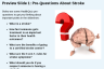 Preview Slide 1: Pre-Questions About Stroke