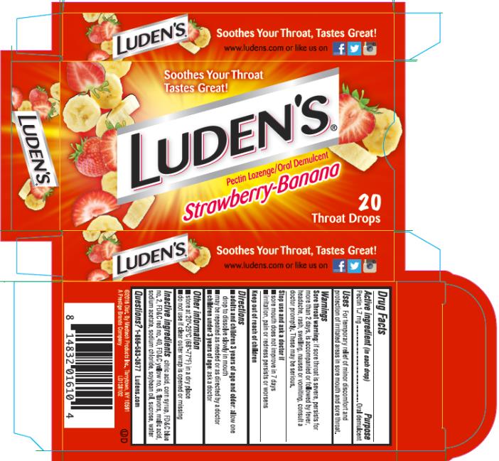 Ludens Blue Raspberry Throat Drops (lozenge) Prestige Brands Holdings, Inc.