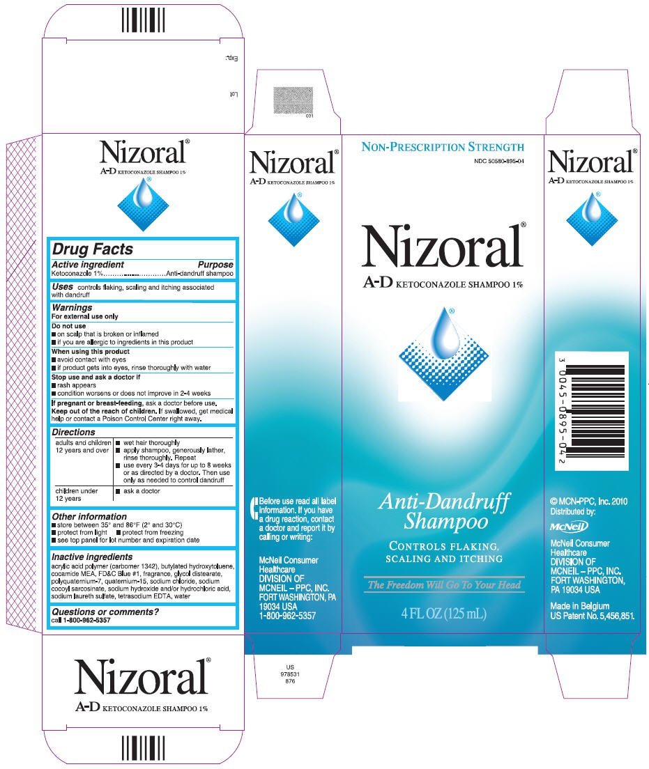 nizoral a-d anti-dandruff shampoo ingredients