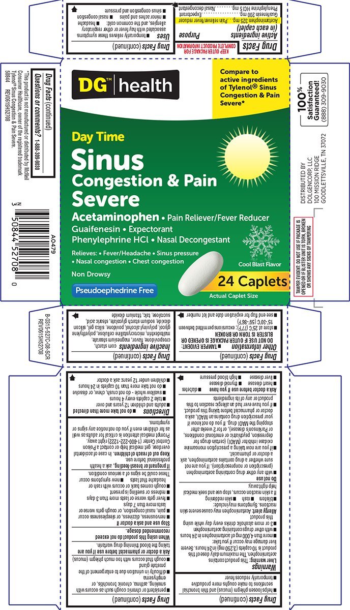 Sinus Congestion And Pain Daytime (tablet) DOLGENCORP, LLC