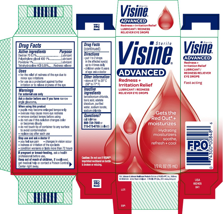 Visine Advanced Relief (kit) Johnson & Johnson Consumer Inc.