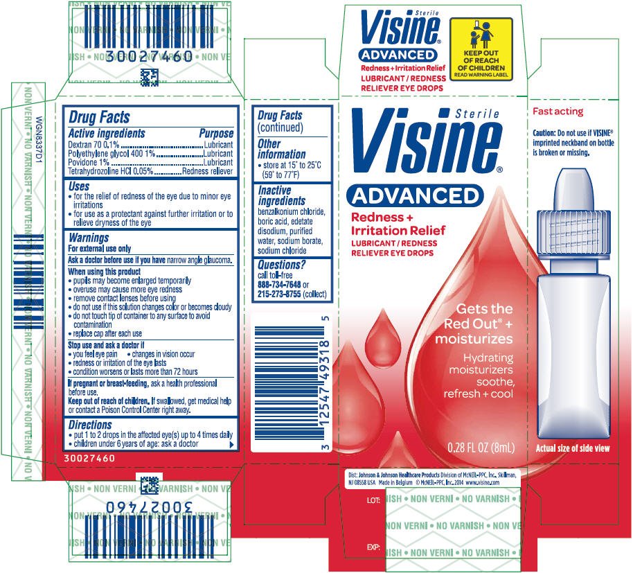 Visine Advanced Relief (kit) Johnson & Johnson Consumer Inc.
