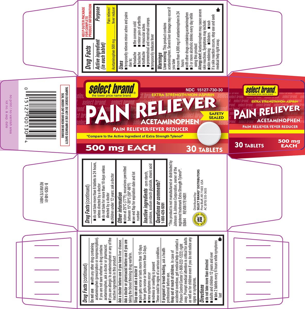 Extra Strength NonAspirin Pain Reliever (tablet) L&R Distributors, Inc.