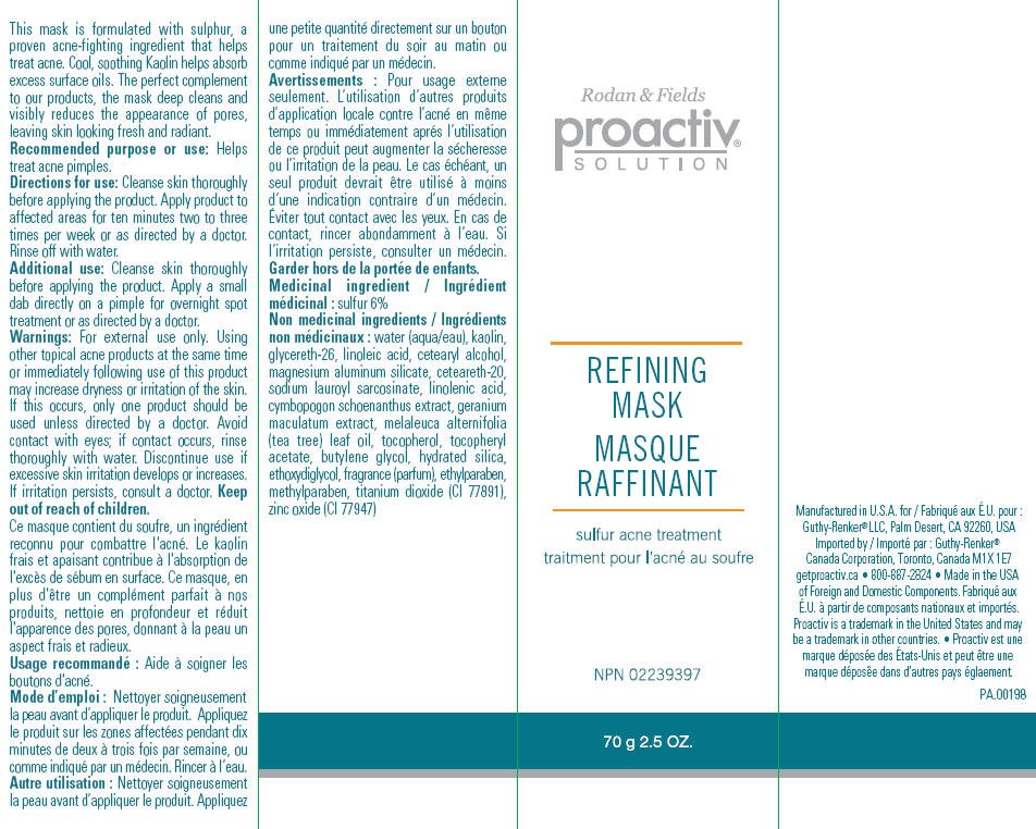 Proactiv Solution Refining Mask (cream) GuthyRenker LLC