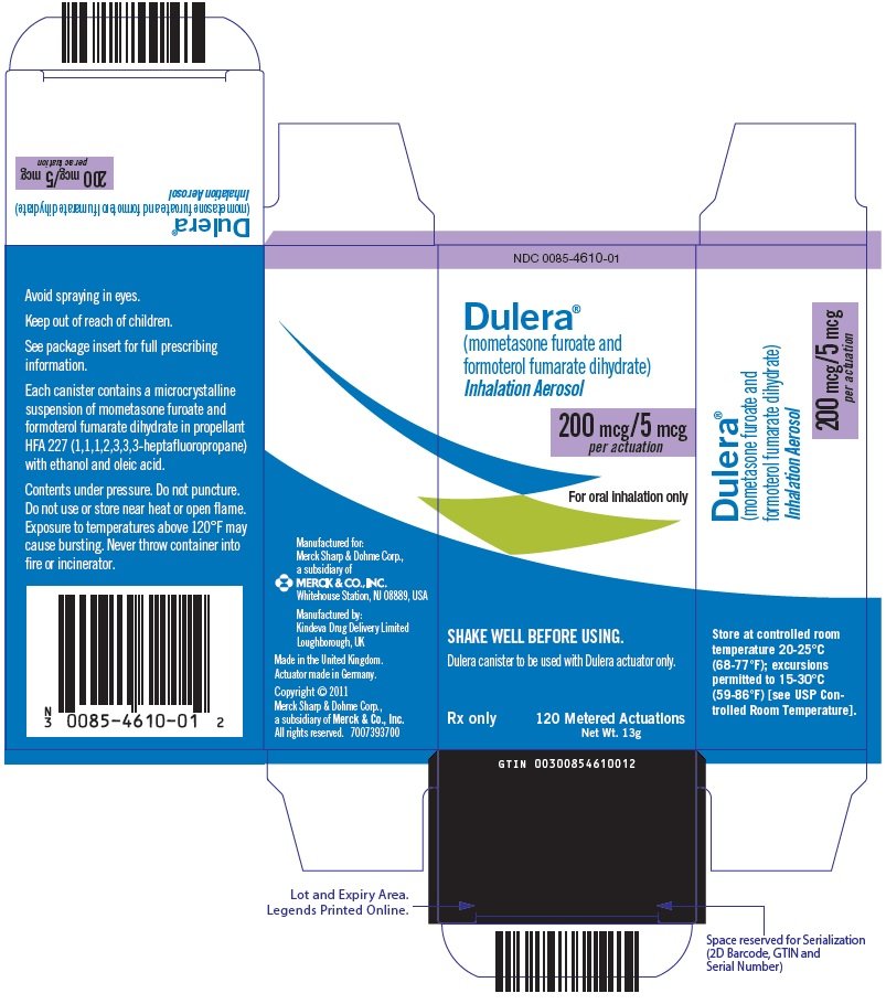 Dulera FDA prescribing information, side effects and uses
