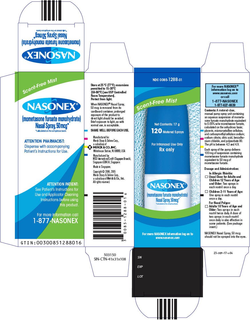 nasonex nasal spray 50mg