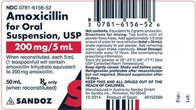 amoxicillin 250mg 5ml dosage for children