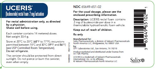 Uceris Foam - FDA prescribing information, side effects Uceris Foam - FDA prescribing information, side effects