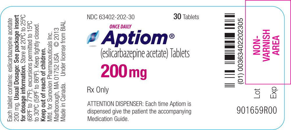 Aptiom - FDA prescribing information, side effects and uses