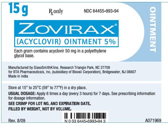 acyclovir ointment cvs