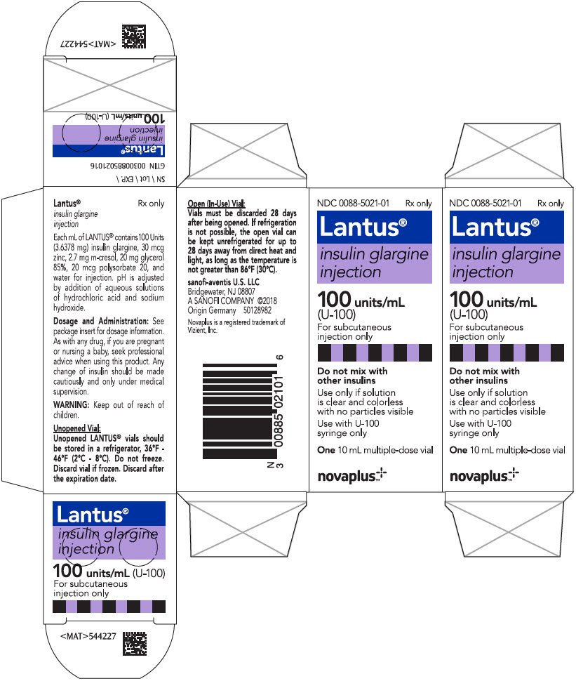 Lantus FDA prescribing information, side effects and uses