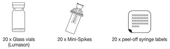 glass vial spike labels figure