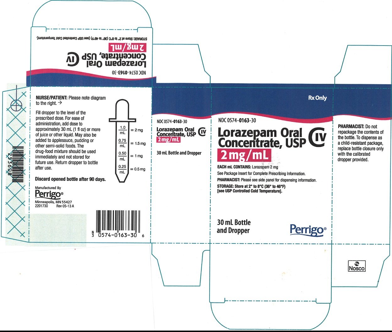 lorazepam concentrate package insert