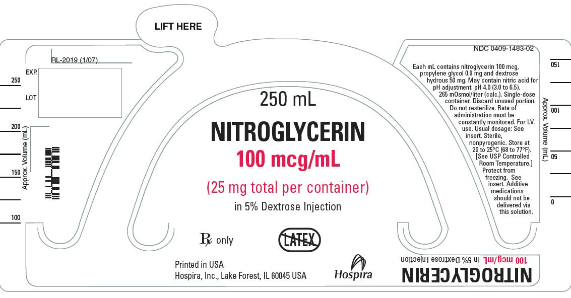 50mg nitroglycerin in 5 dextrose injection