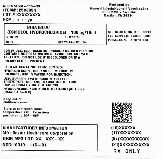 Esmolol Hydrochloride Overnight Delivery