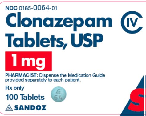 Clonazepam - FDA prescribing information, side effects and uses