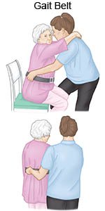 What is a gait clearance belt