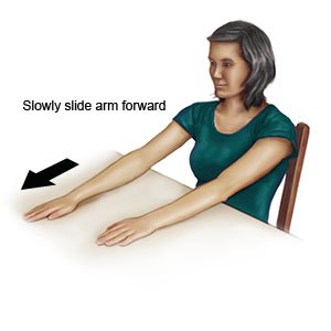 Arm Stretches Sitting 1