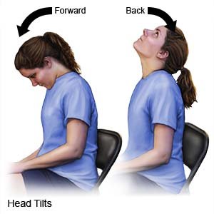 neck tilts head exercises tilt rid fat side shoulder try position ear bringing