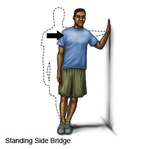 Standing Side Bridge