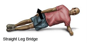 Straight Leg Bridge 
