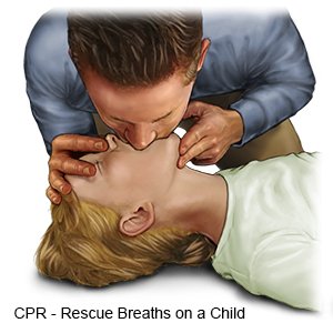 Rescue Breaths on a Child