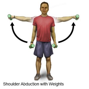 Shoulder Abduction with Weights