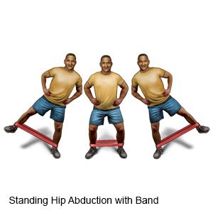 Standing Hip Abduction with Band