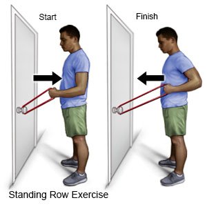 Standing Row Exercise