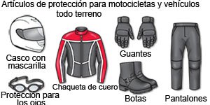 Protección para accidentes de motocicleta