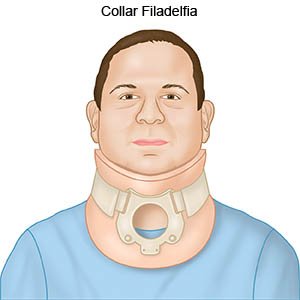 Collarín cervical rígido tipo Philadelphia 