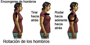 Rotación de los hombros