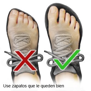 Zapatos que le queden bien